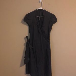 Express Wrap around menswear dress
